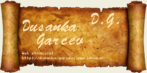 Dušanka Garčev vizit kartica